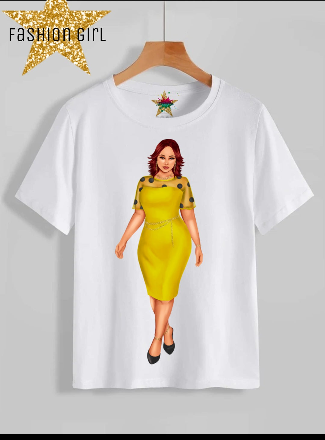 Fashion Girl Sublimation/DTF T-Shirt Images Bundle