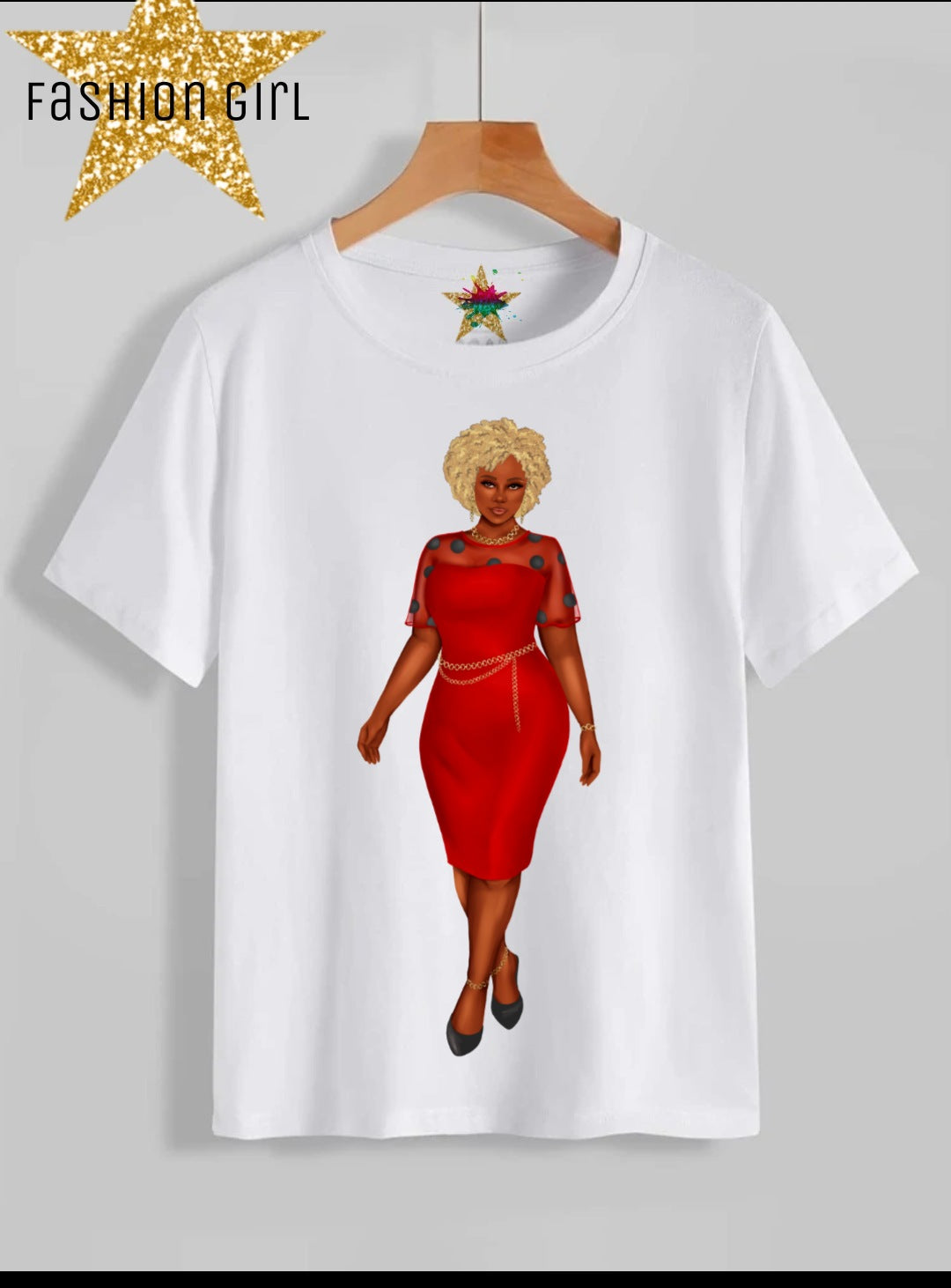 Fashion Girl Sublimation/DTF T-Shirt Images Bundle