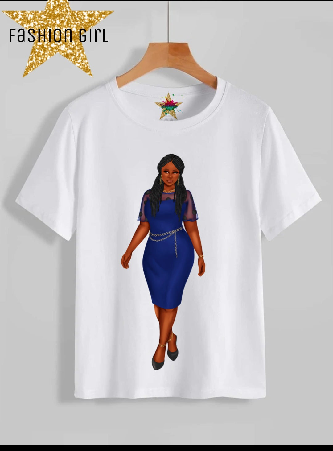 Fashion Girl Sublimation/DTF T-Shirt Images Bundle