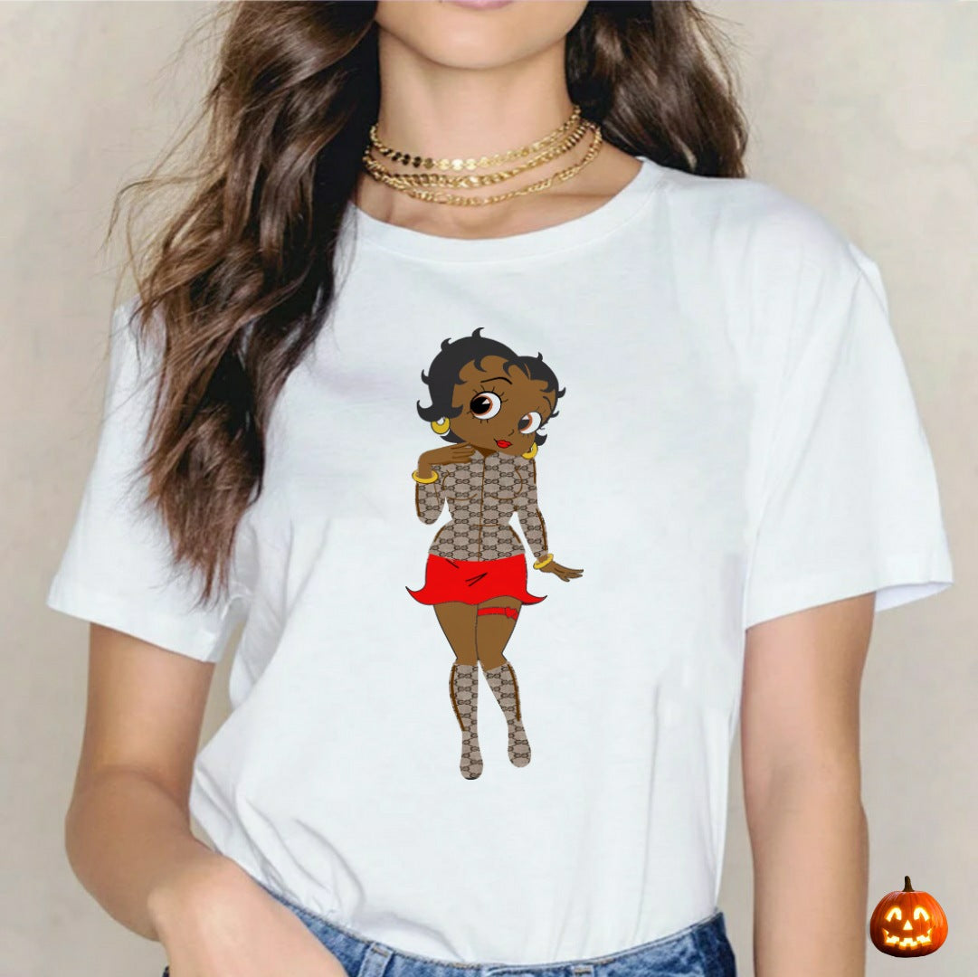 Betty Boop T-shirt Images DTF/Sublimation Bundle