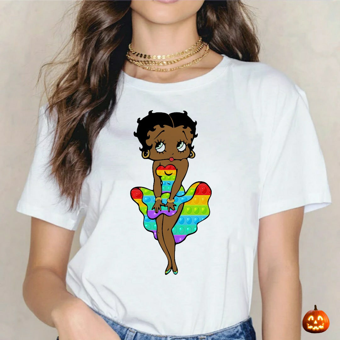 Betty Boop T-shirt Images DTF/Sublimation Bundle