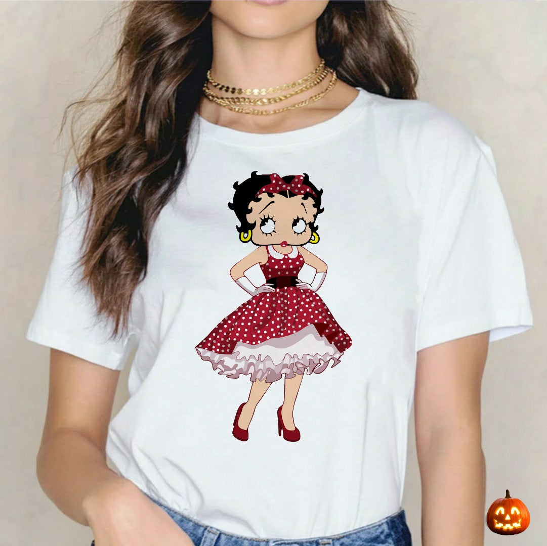 Betty Boop T-shirt Images DTF/Sublimation Bundle