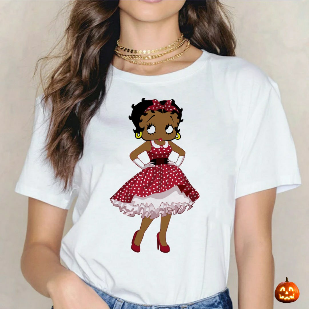 Betty Boop T-shirt Images DTF/Sublimation Bundle