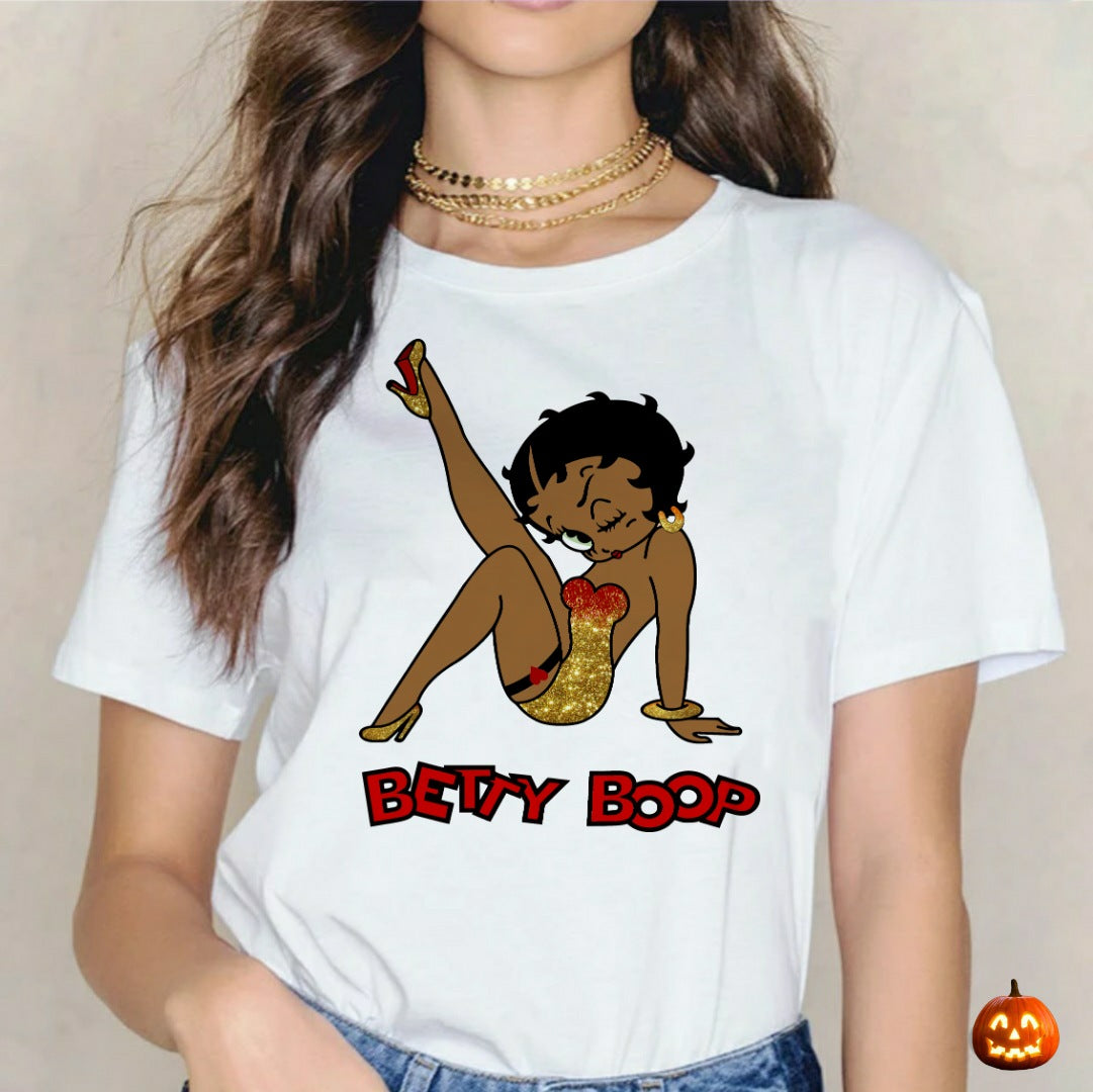 Betty Boop T-shirt Images DTF/Sublimation Bundle