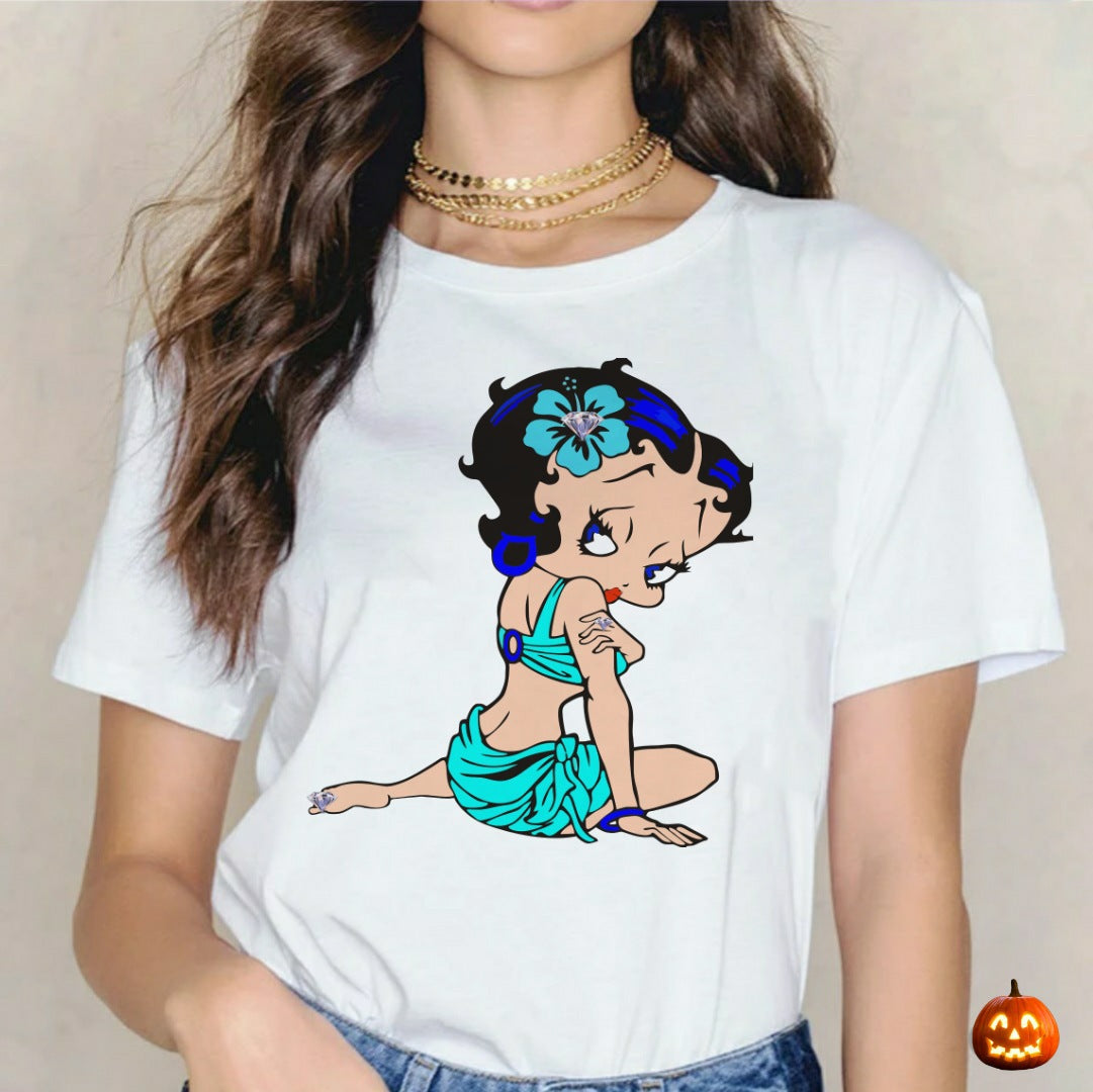 Betty Boop T-shirt Images DTF/Sublimation Bundle