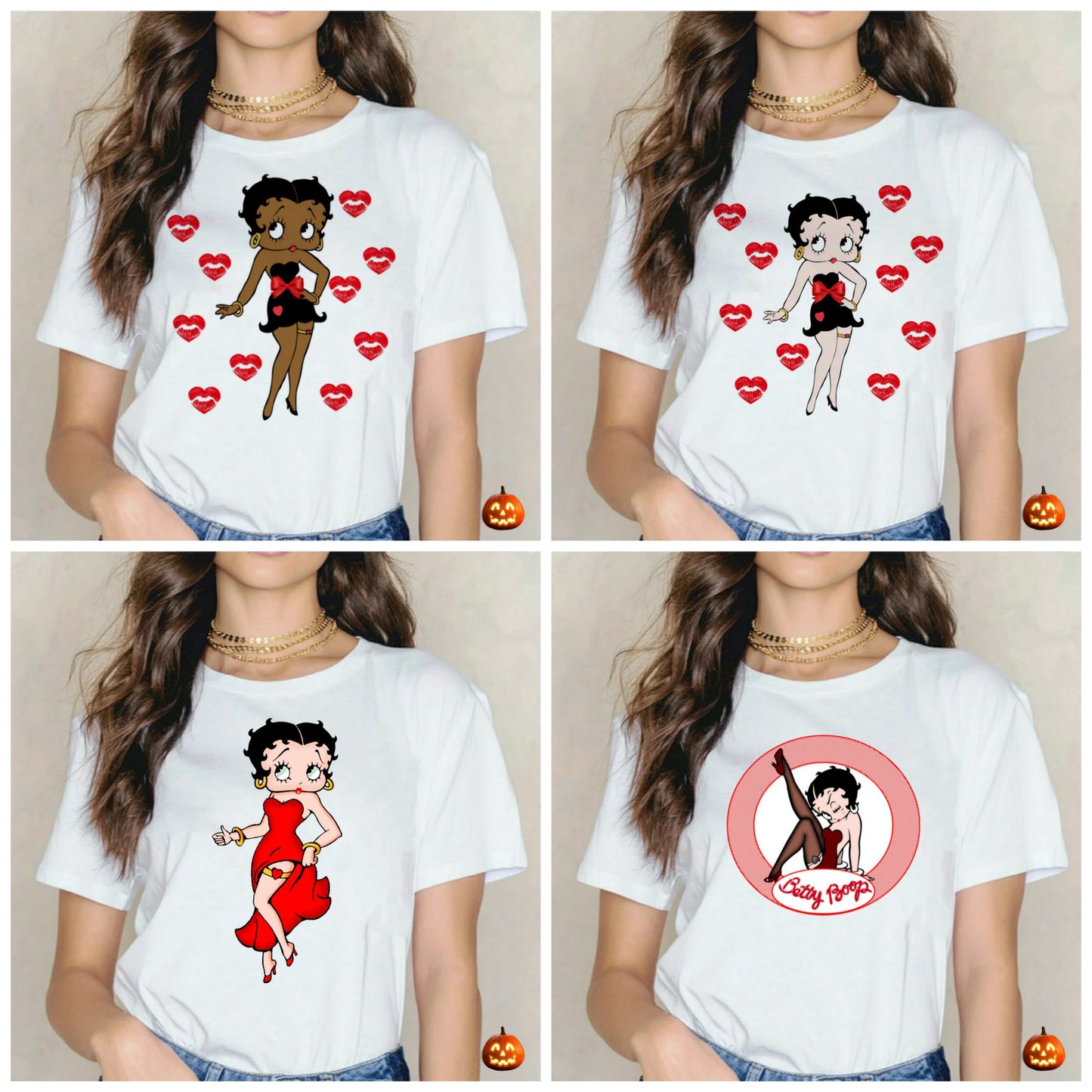 Betty Boop T-shirt Images DTF/Sublimation Bundle