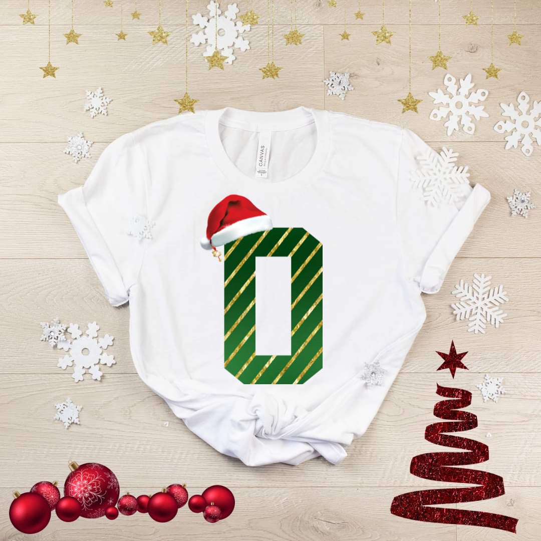 Cute Christmas Alphabet Sublimation/DTF T-Shirt Image Bundle