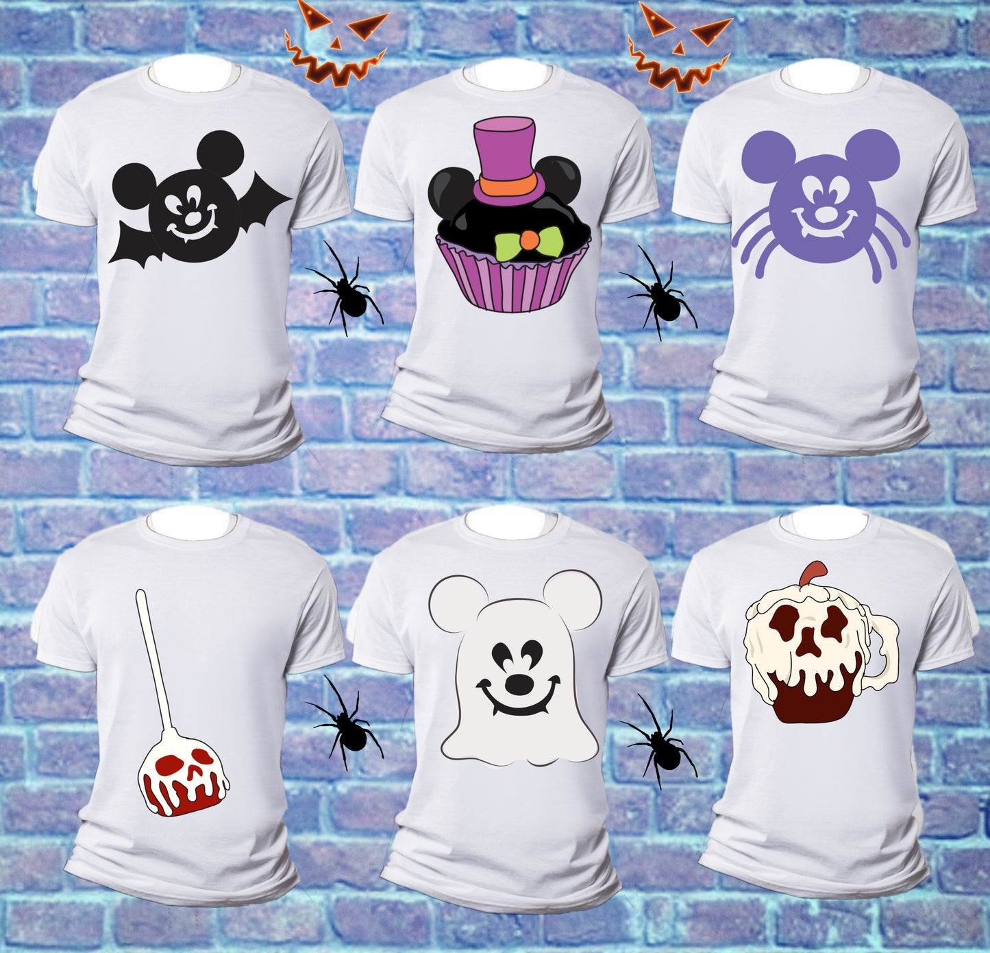 296 Cute Halloween Sublimation T-Shirt Images Bundle