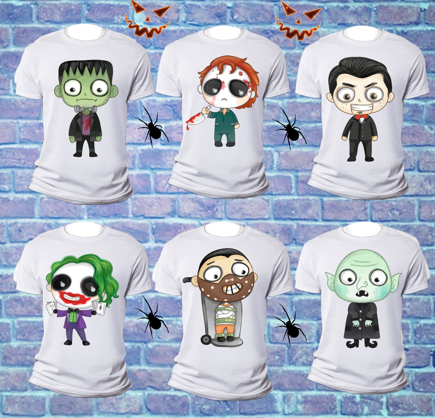 296 Cute Halloween Sublimation T-Shirt Images Bundle