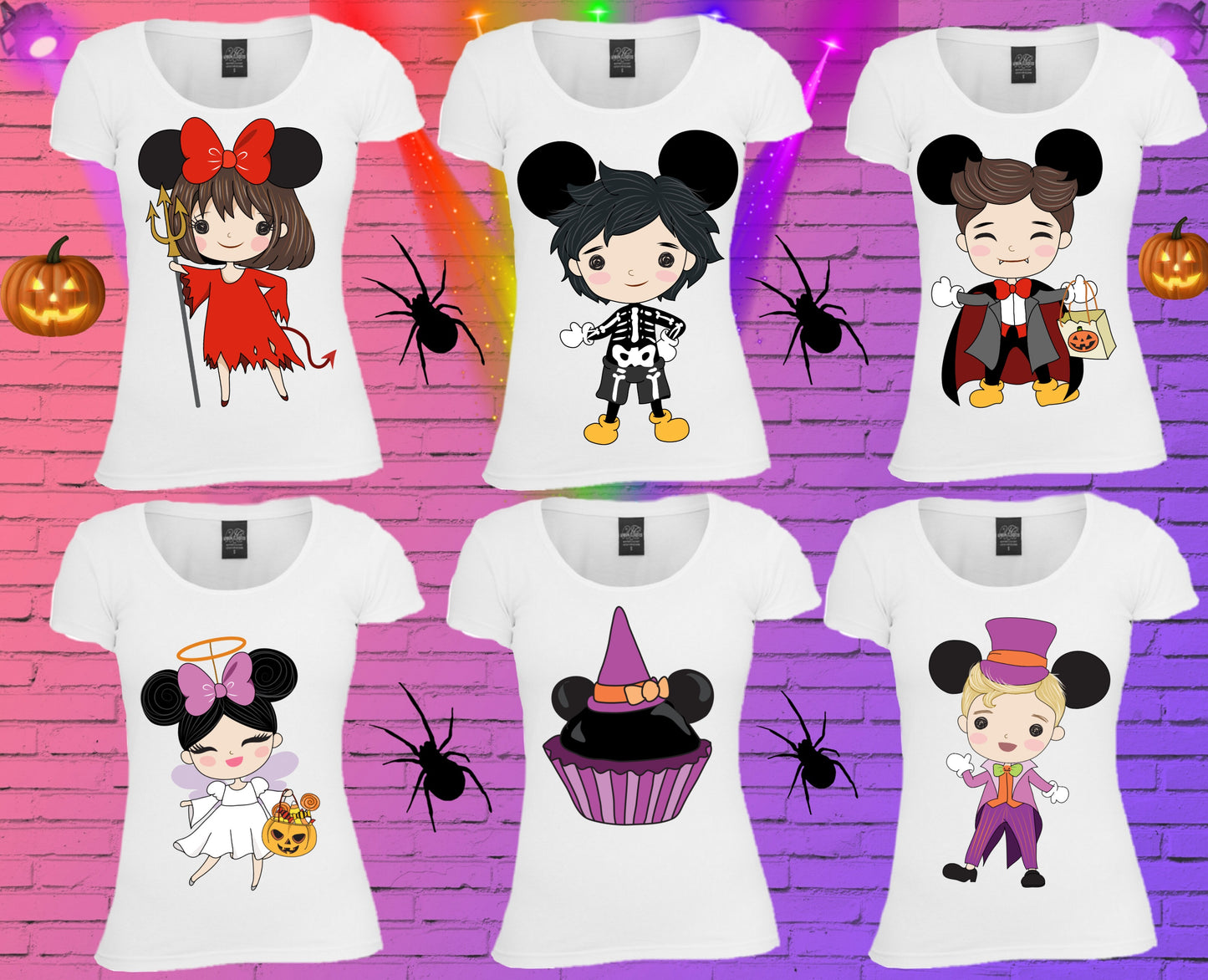 296 Cute Halloween Sublimation T-Shirt Images Bundle