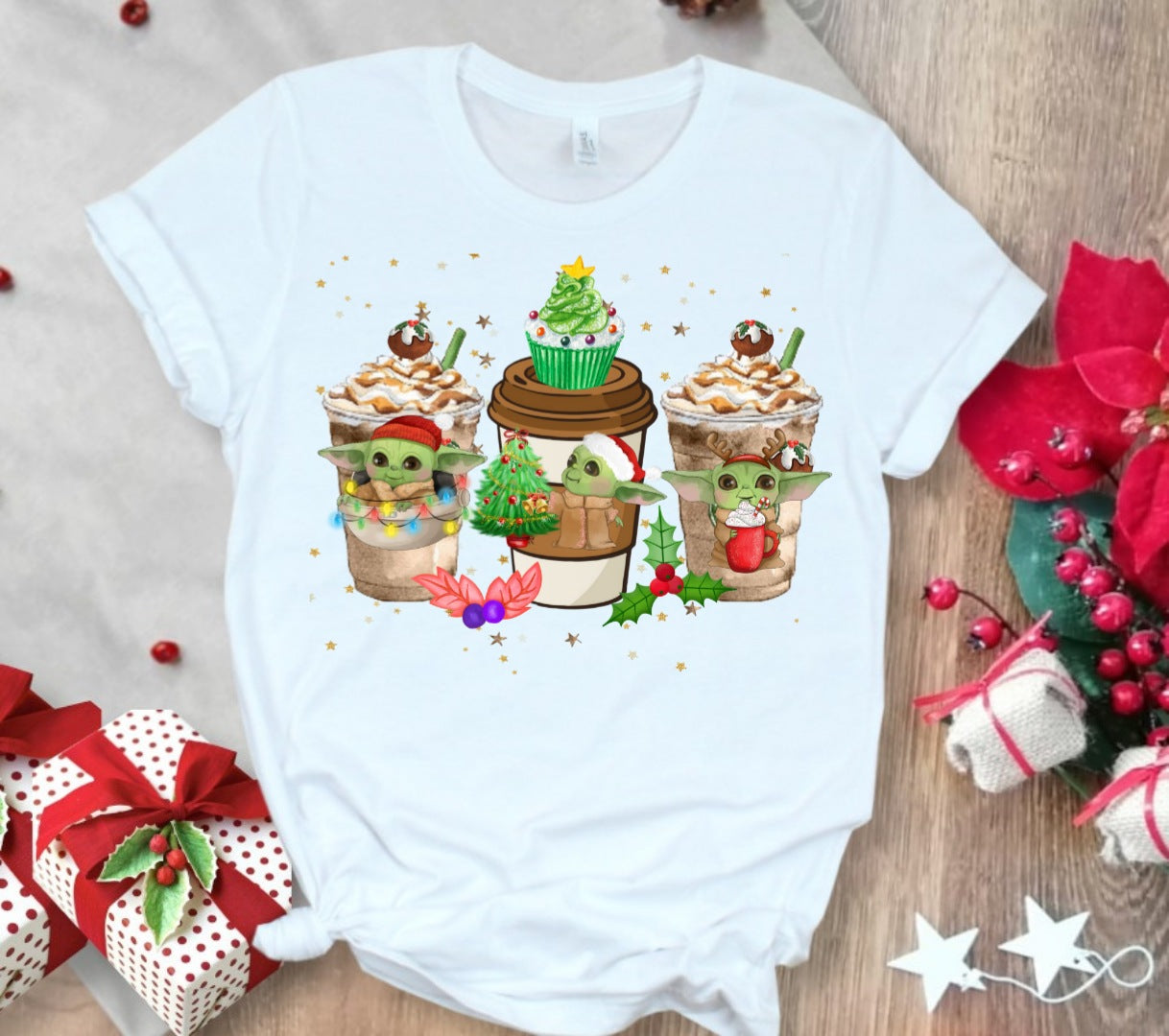 Christmas Coffee Sublimation T-Shirt/DTF Images Bundle