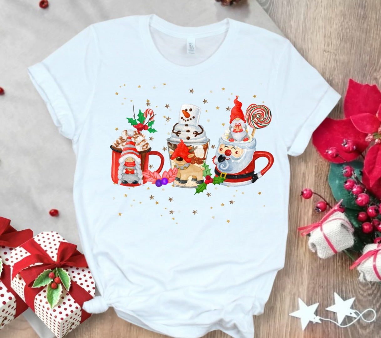 Christmas Coffee Sublimation T-Shirt/DTF Images Bundle