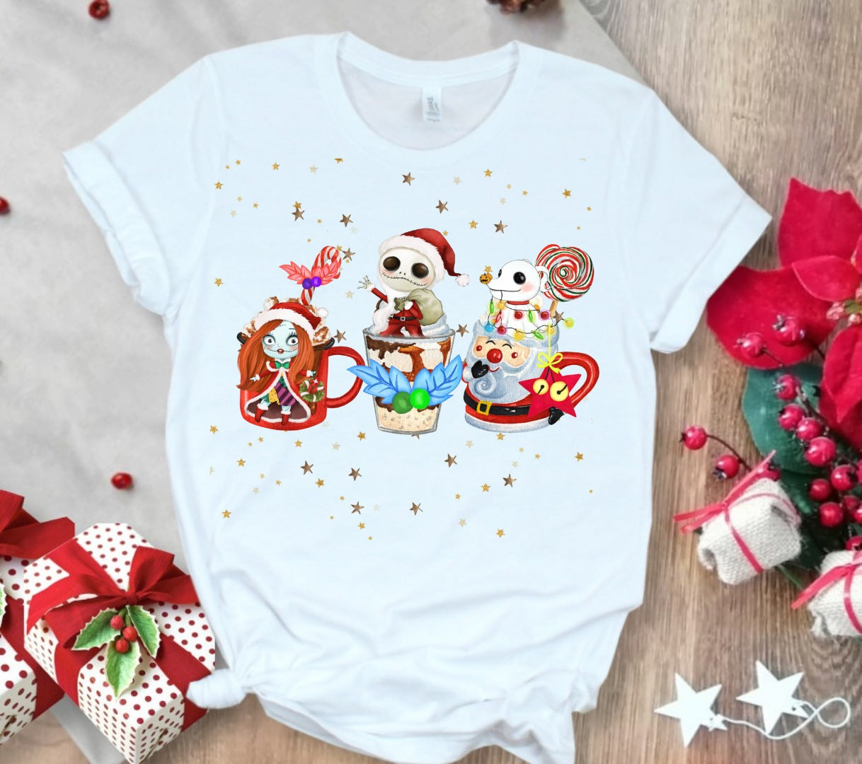 Christmas Coffee Sublimation T-Shirt/DTF Images Bundle