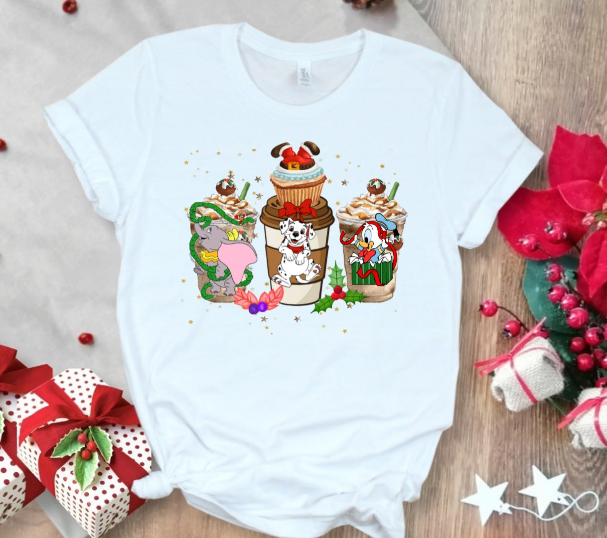 Christmas Coffee Sublimation T-Shirt/DTF Images Bundle