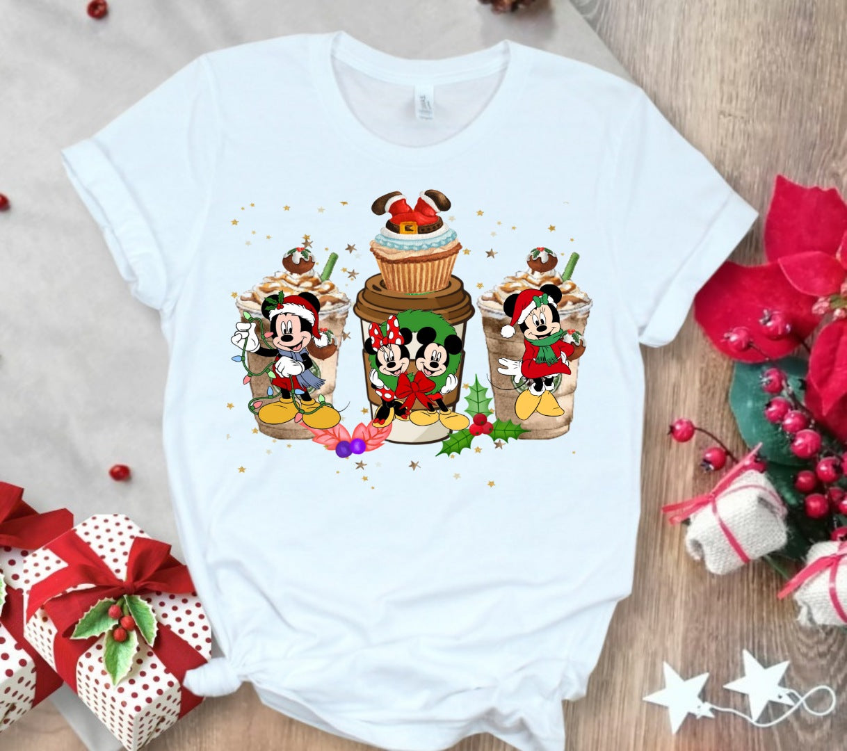 Christmas Coffee Sublimation T-Shirt/DTF Images Bundle