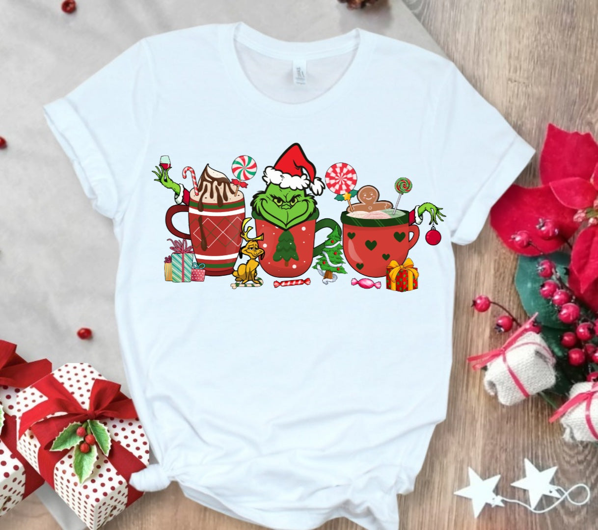 Christmas Coffee Sublimation T-Shirt/DTF Images Bundle