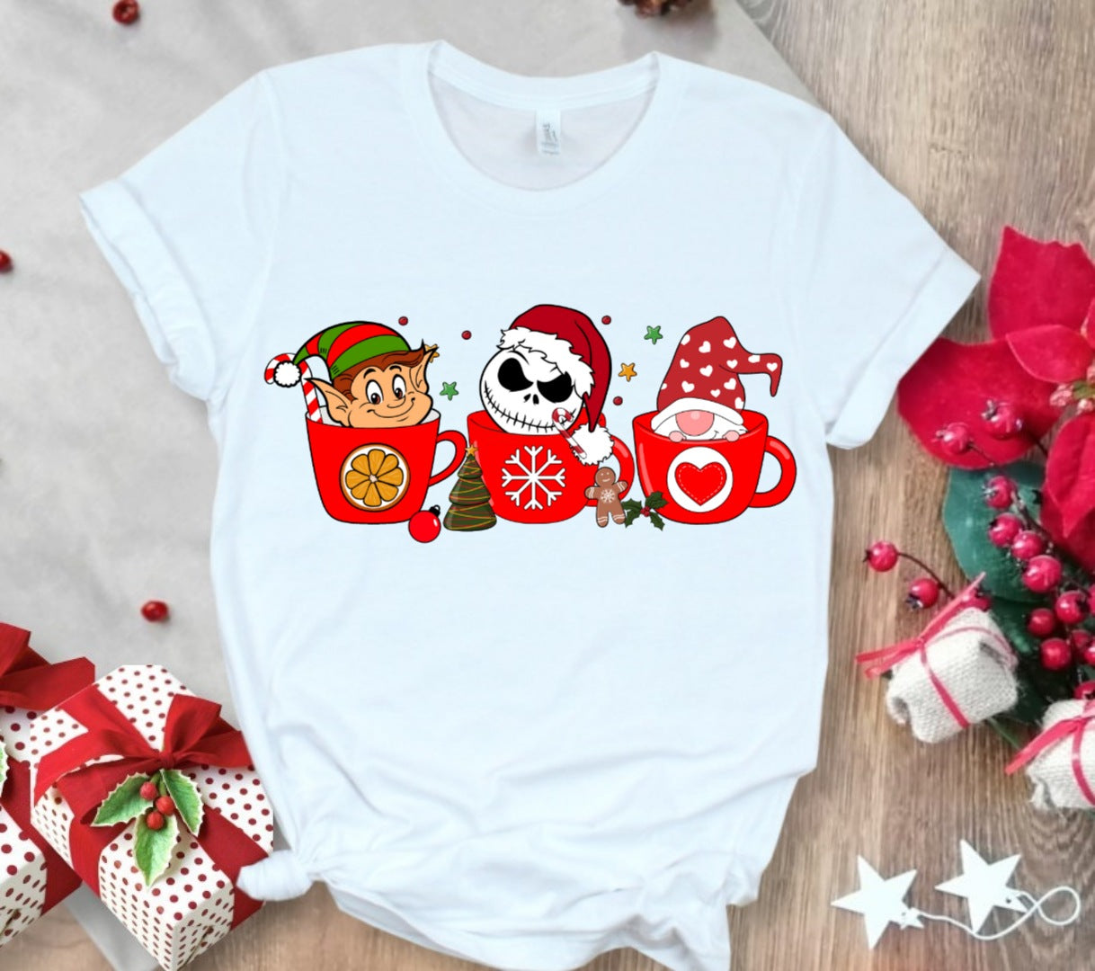 Christmas Coffee Sublimation T-Shirt/DTF Images Bundle