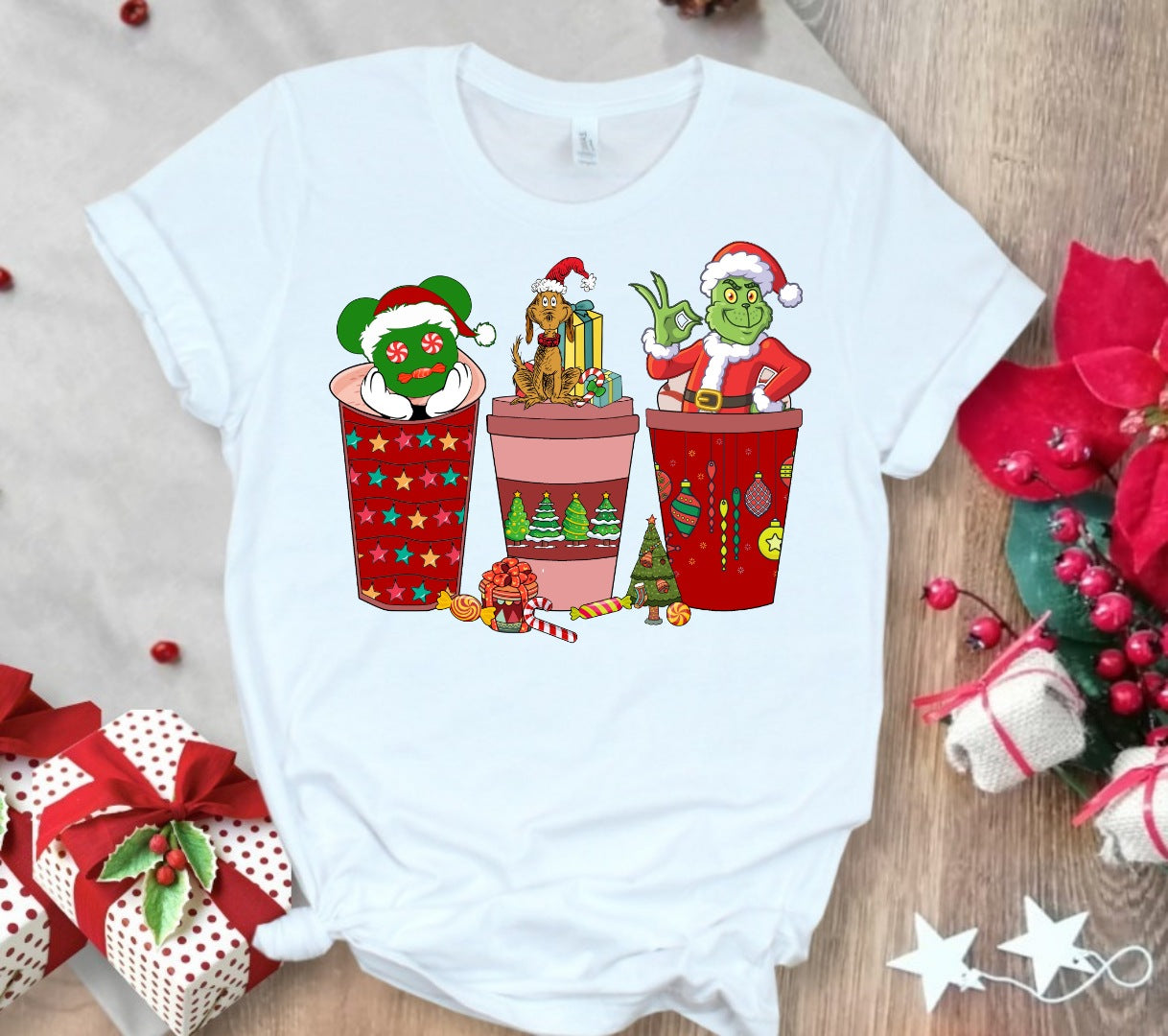 Christmas Coffee Sublimation T-Shirt/DTF Images Bundle