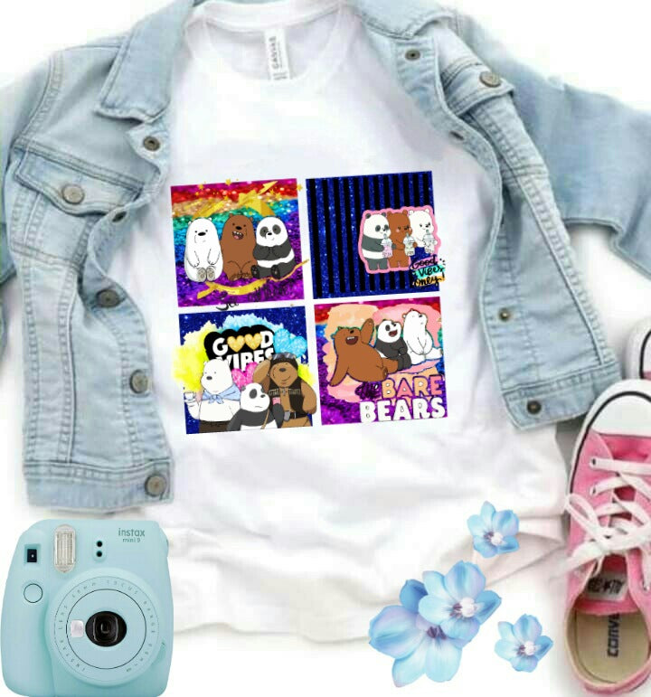 Kids Cartoon Sublimation/DTF T-Shirt Images Bundle