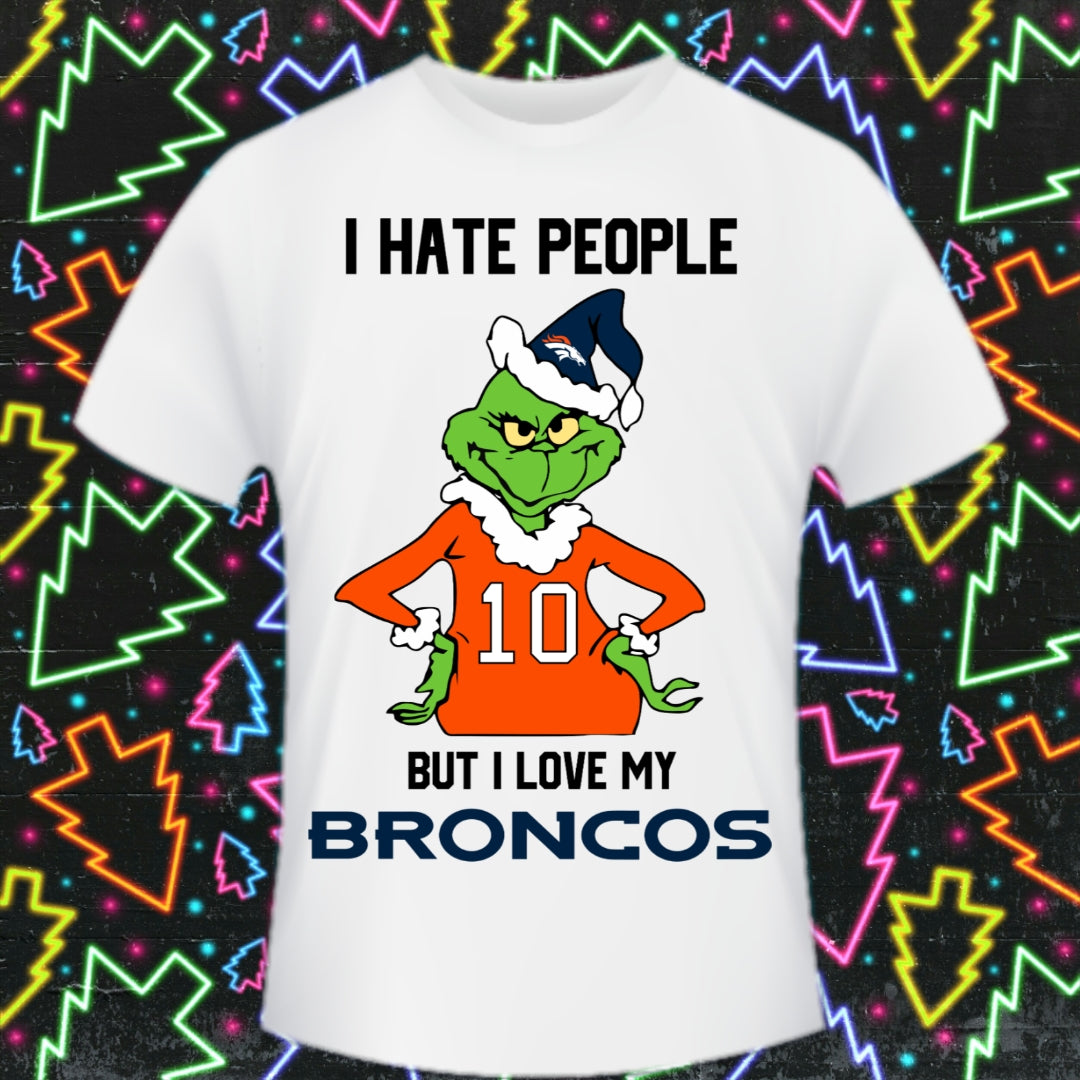 Christmas Football Grinch T-Shirt/DTF Images