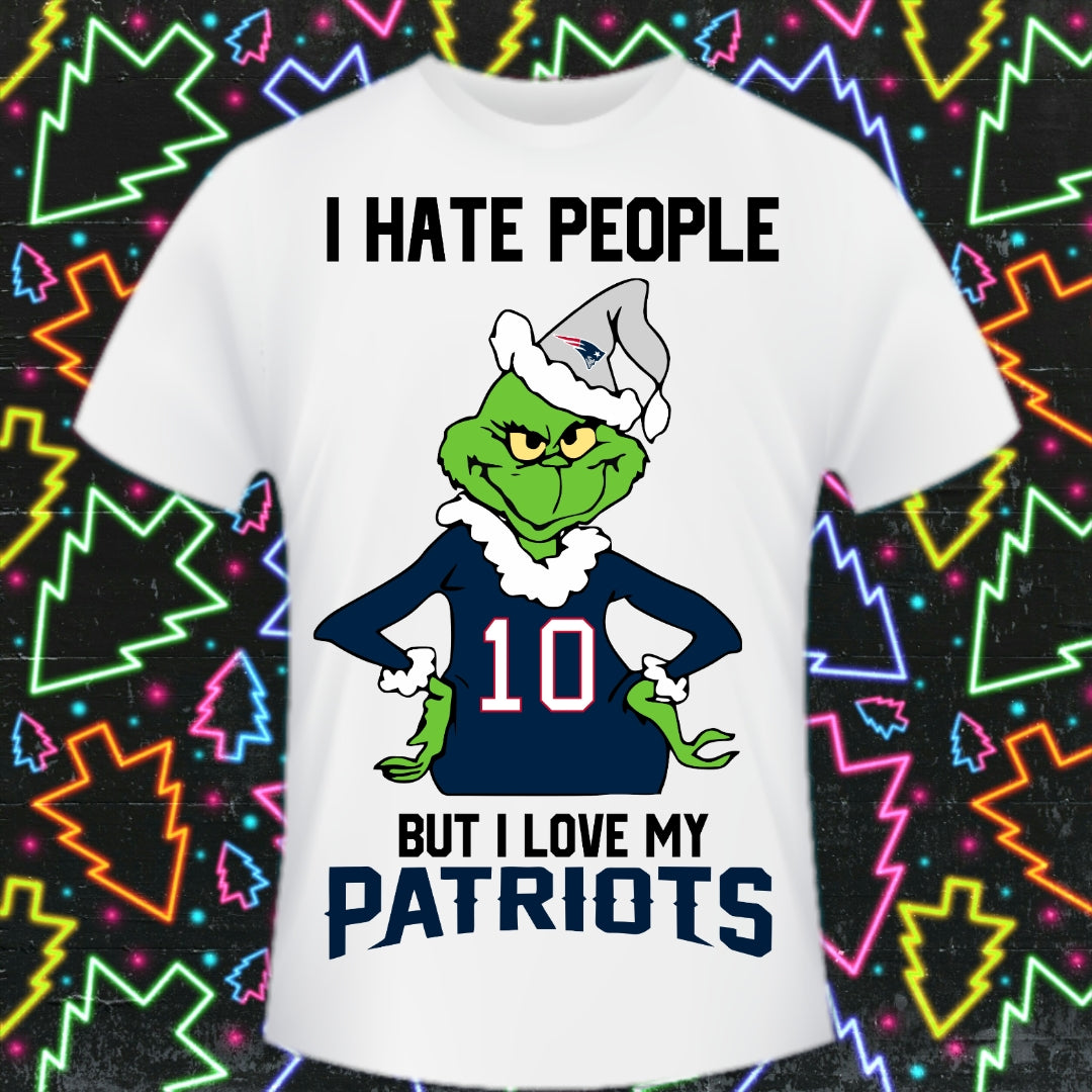 Christmas Football Grinch T-Shirt/DTF Images