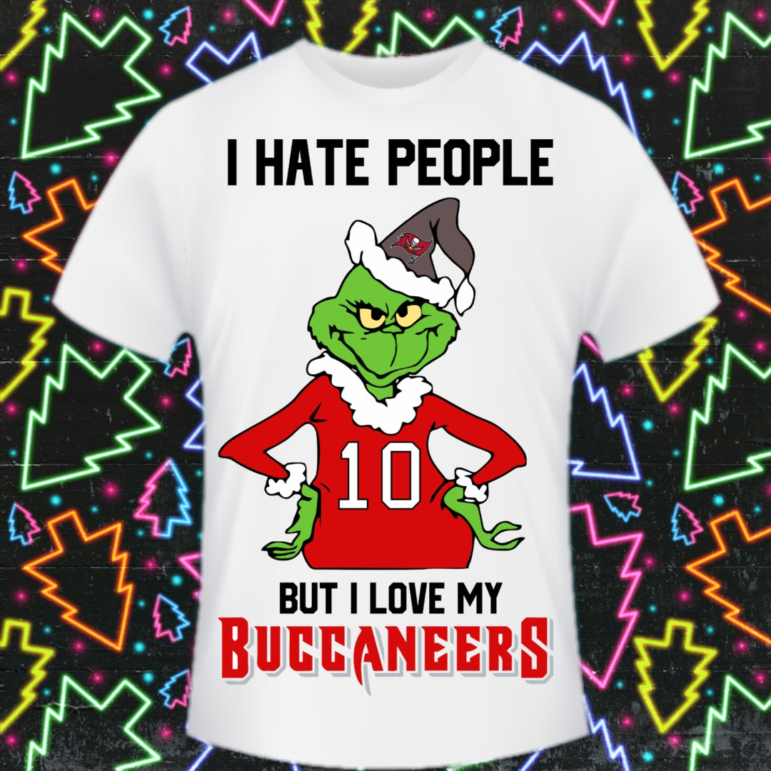 Christmas Football Grinch T-Shirt/DTF Images