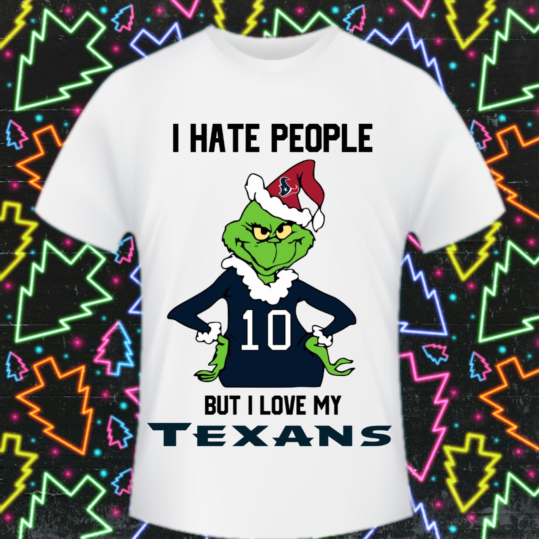 Christmas Football Grinch T-Shirt/DTF Images