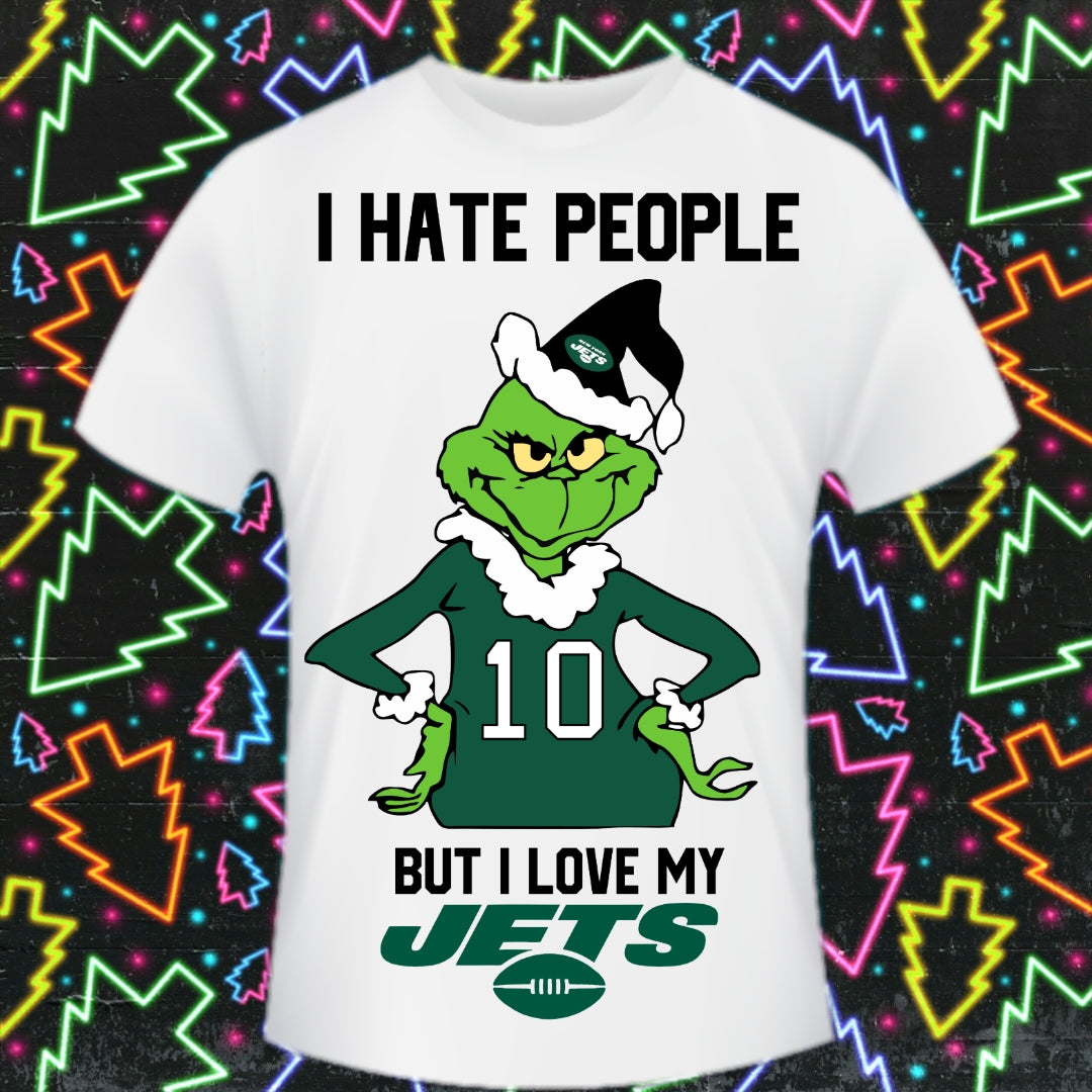 Christmas Football Grinch T-Shirt/DTF Images