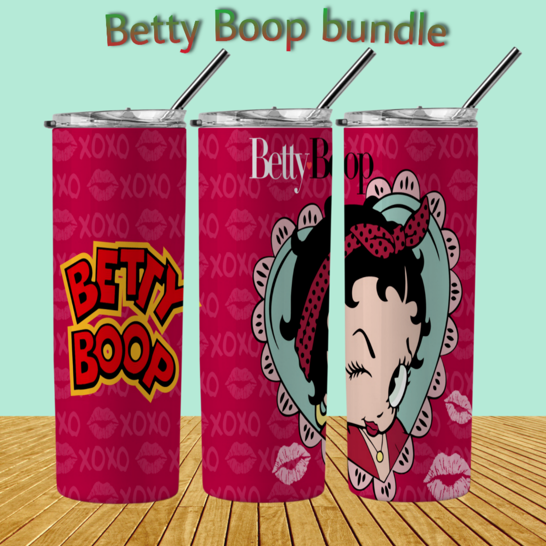 Betty Boop 20oz Sublimation Images Bundle