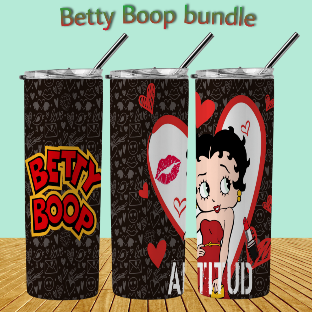 Betty Boop 20oz Sublimation Images Bundle