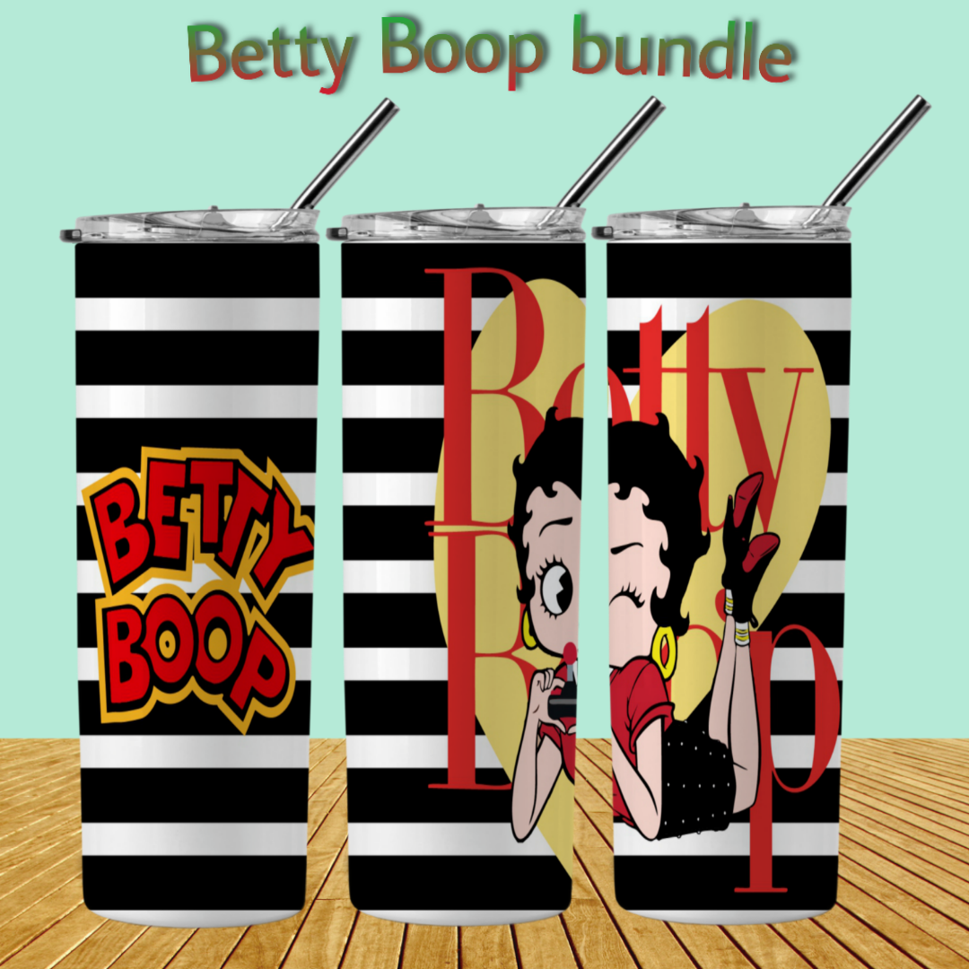 Betty Boop 20oz Sublimation Images Bundle