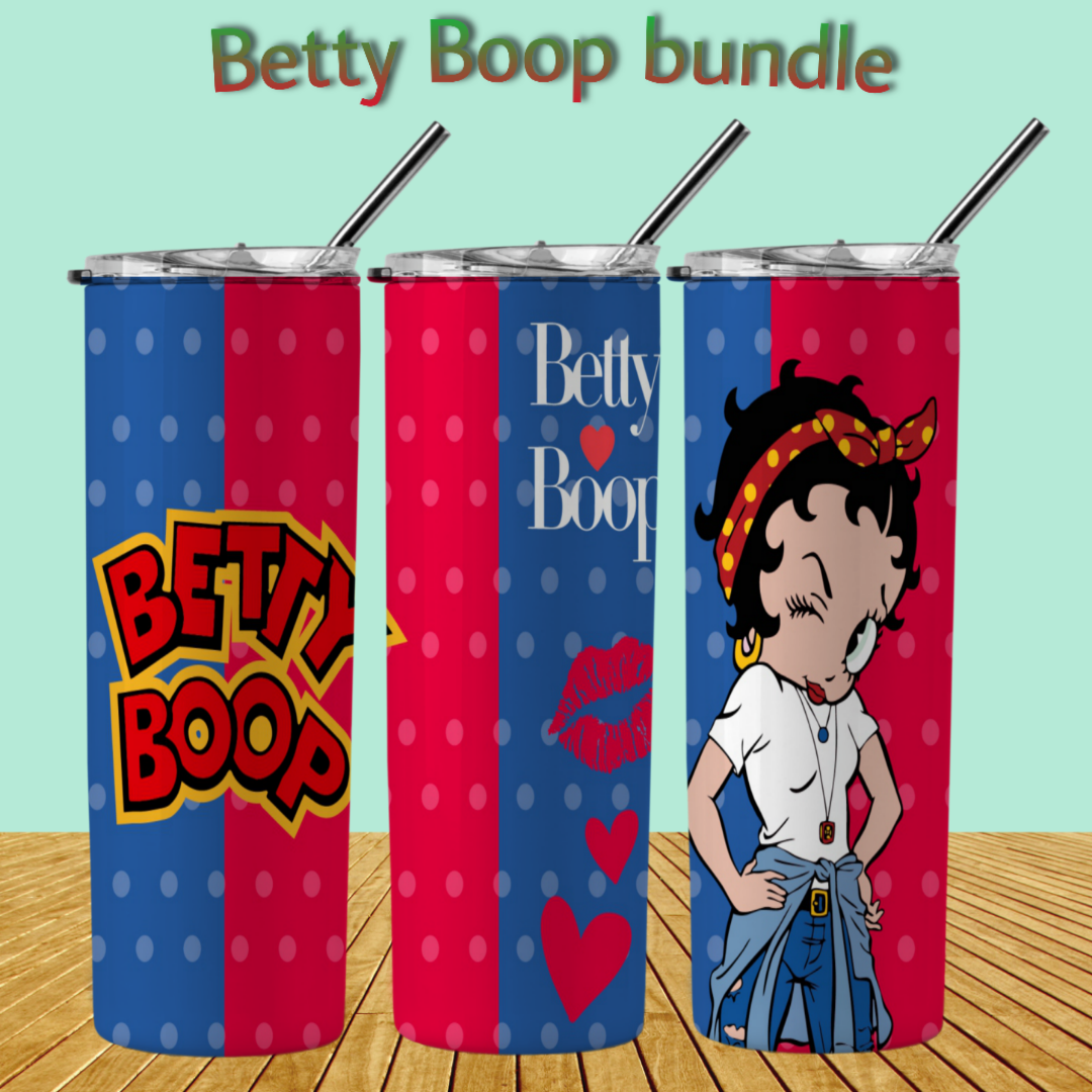 Betty Boop 20oz Sublimation Images Bundle