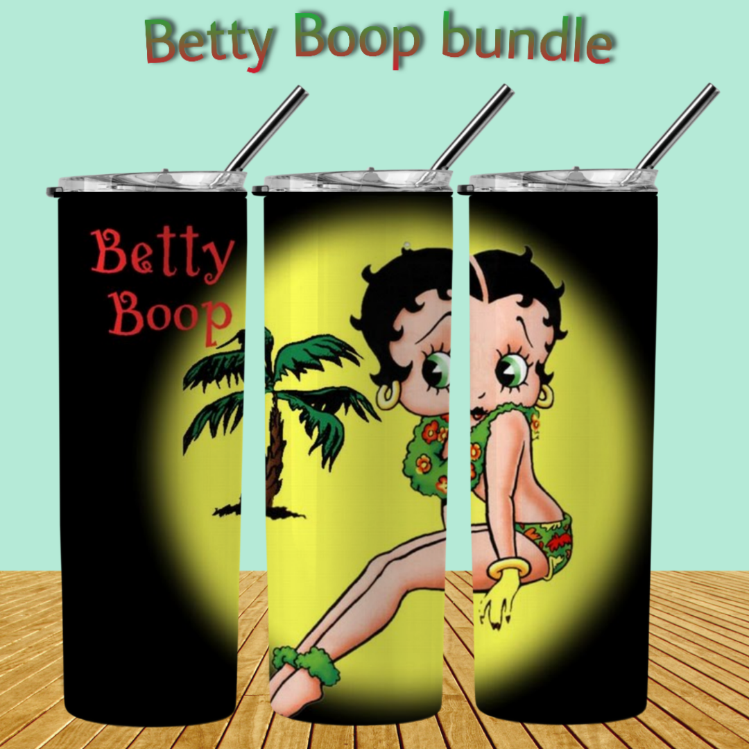 Betty Boop 20oz Sublimation Images Bundle