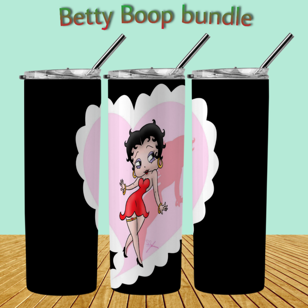 Betty Boop 20oz Sublimation Images Bundle