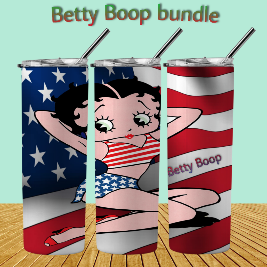 Betty Boop 20oz Sublimation Images Bundle