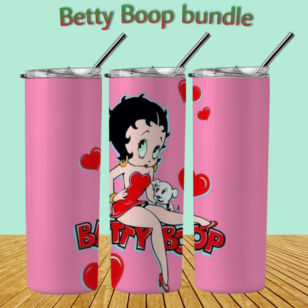 Betty Boop 20oz Sublimation Images Bundle