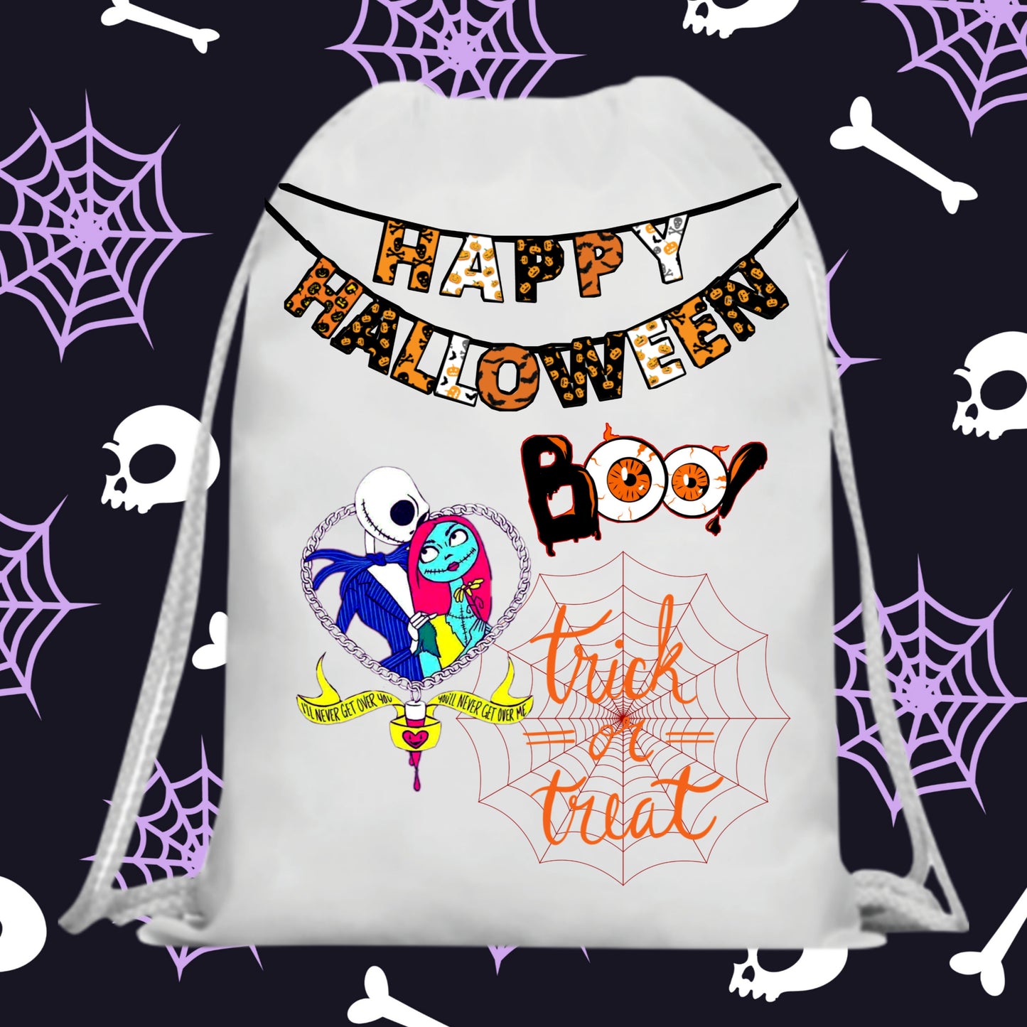 60 Halloween Treat Bag Sublimation Images Bundle