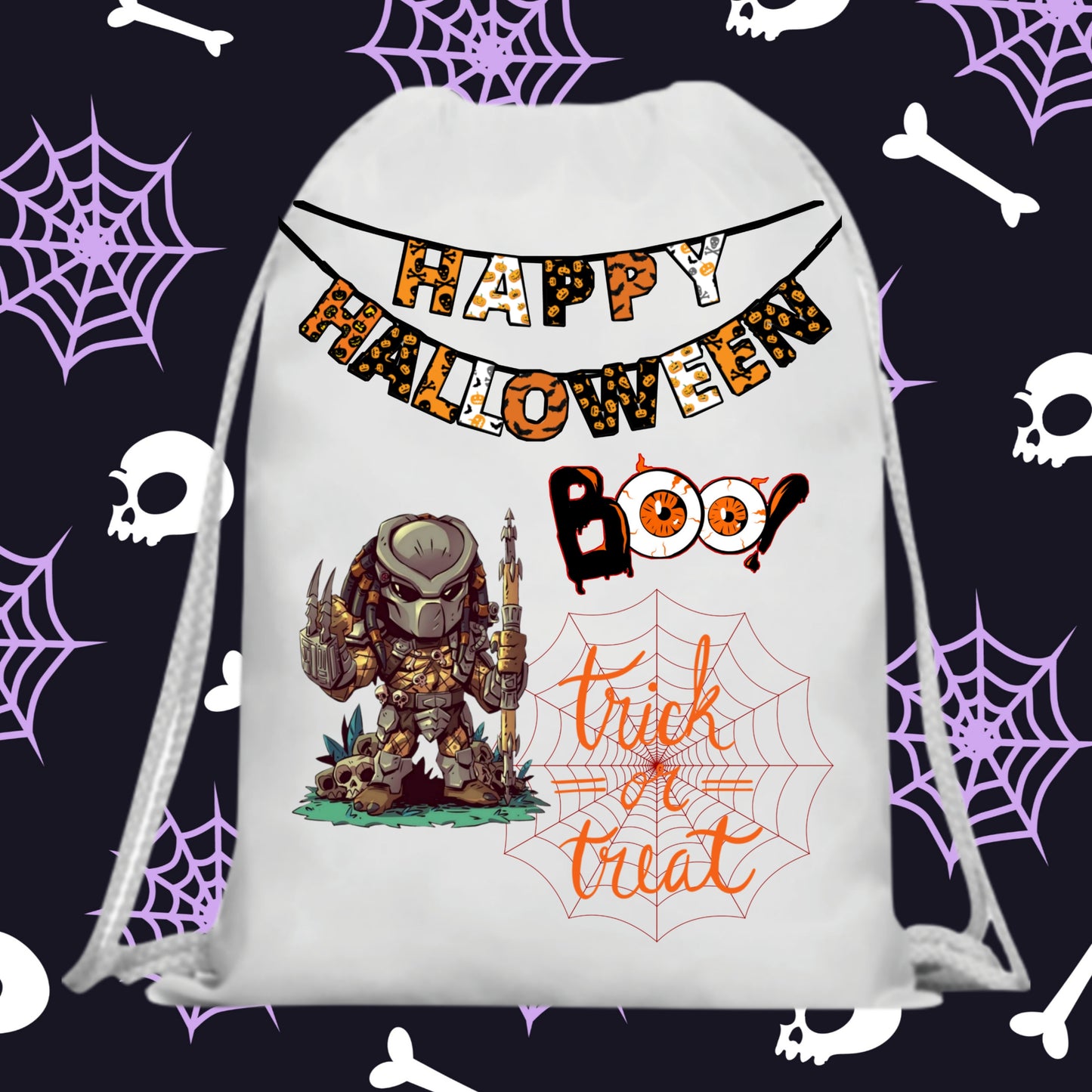 60 Halloween Treat Bag Sublimation Images Bundle