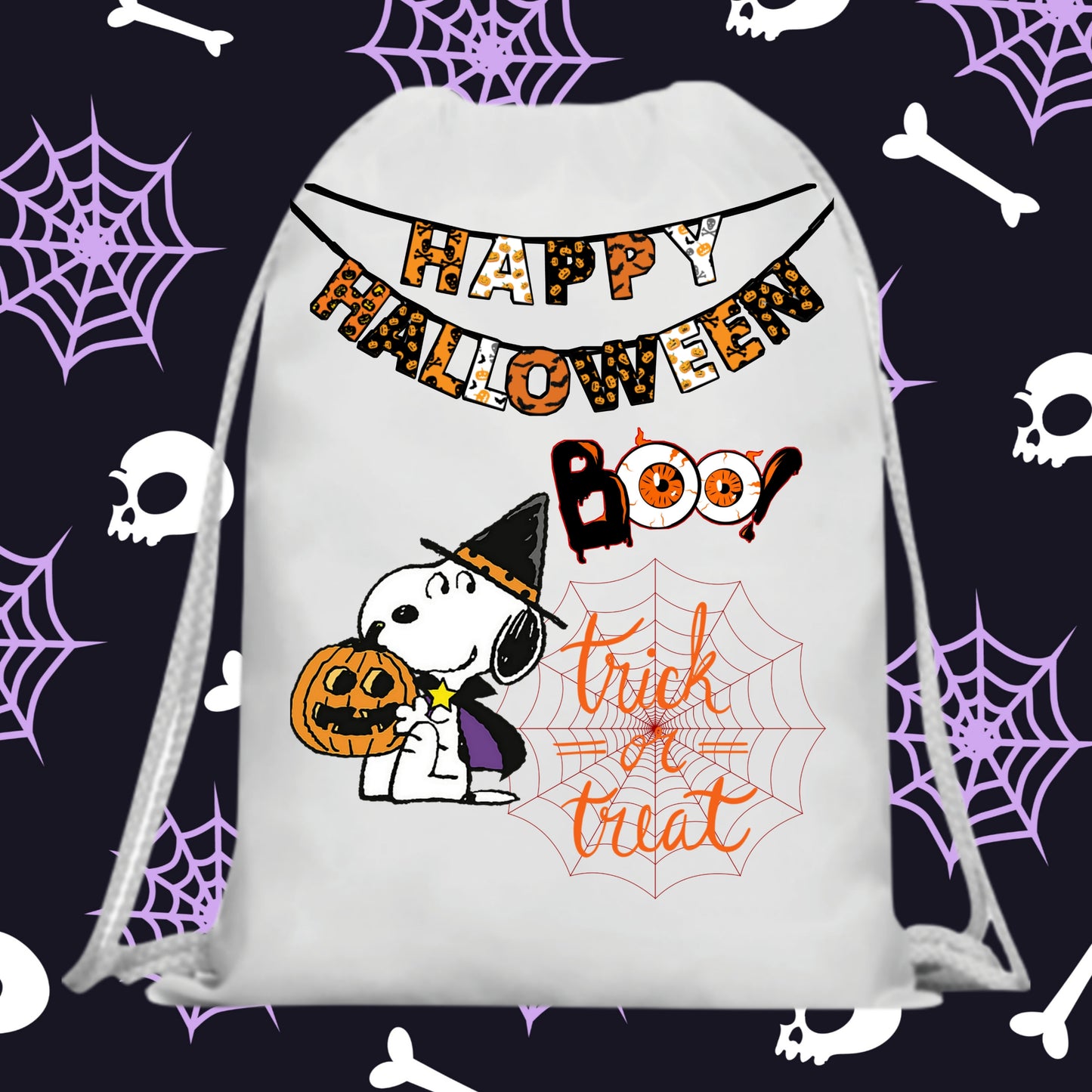 60 Halloween Treat Bag Sublimation Images Bundle