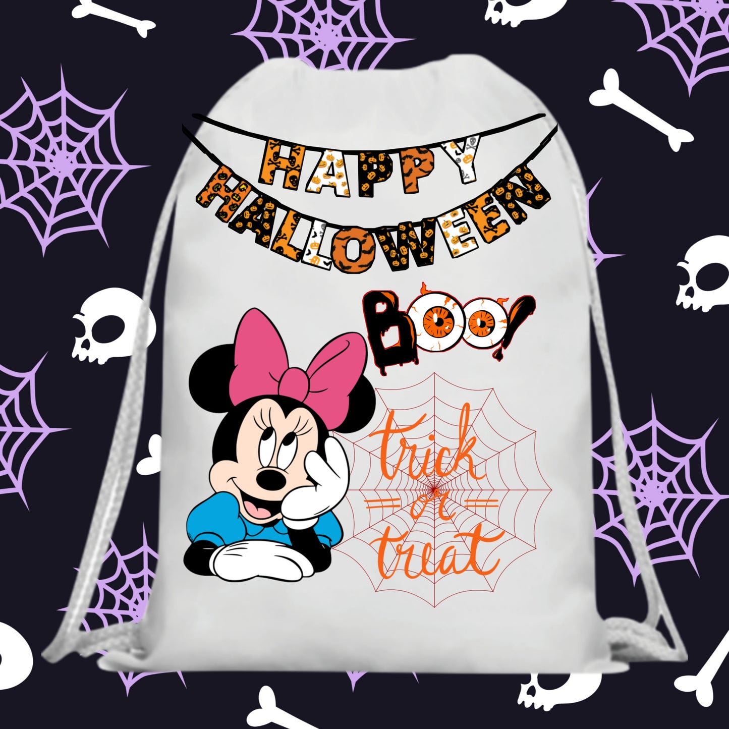 60 Halloween Treat Bag Sublimation Images Bundle