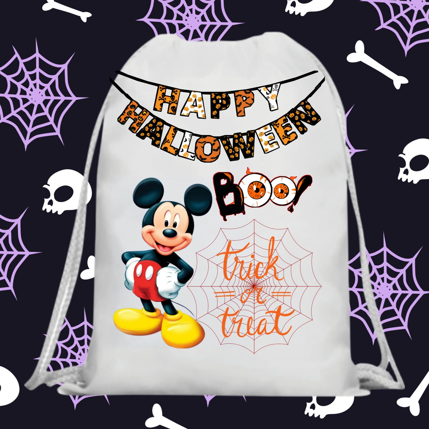 60 Halloween Treat Bag Sublimation Images Bundle