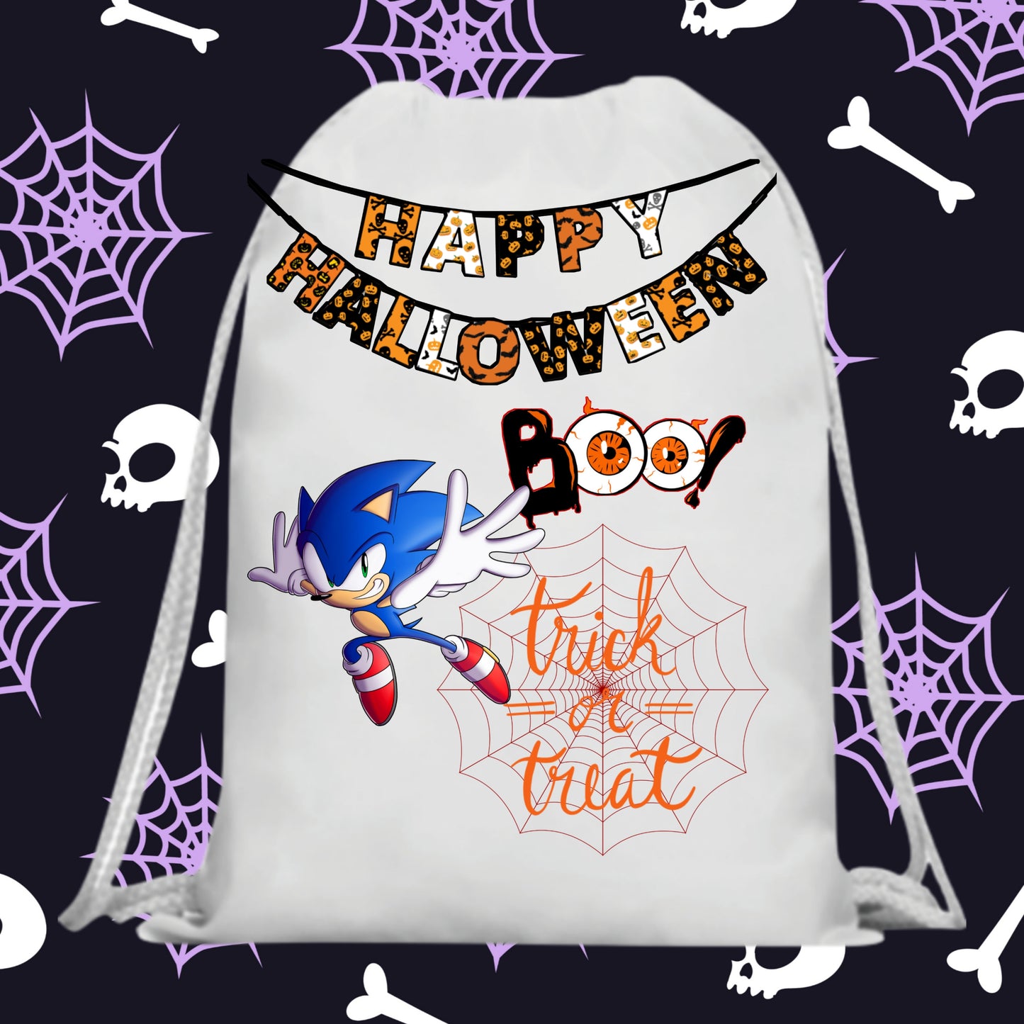 60 Halloween Treat Bag Sublimation Images Bundle