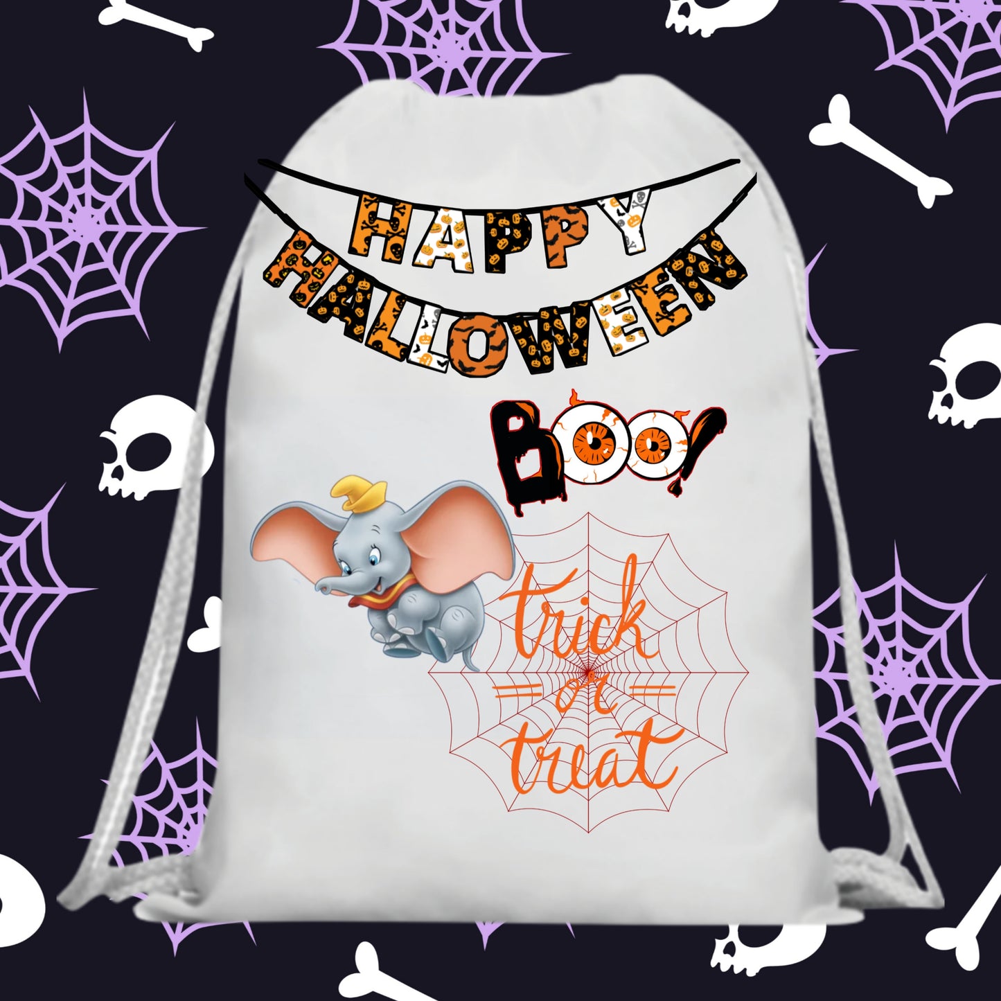 60 Halloween Treat Bag Sublimation Images Bundle