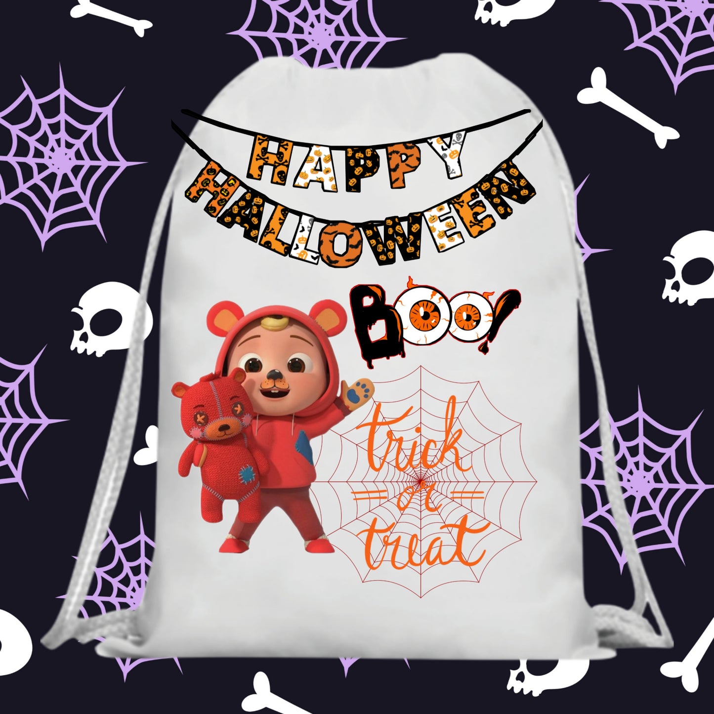 60 Halloween Treat Bag Sublimation Images Bundle