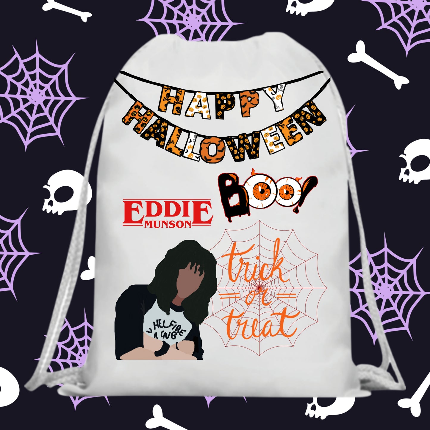 60 Halloween Treat Bag Sublimation Images Bundle