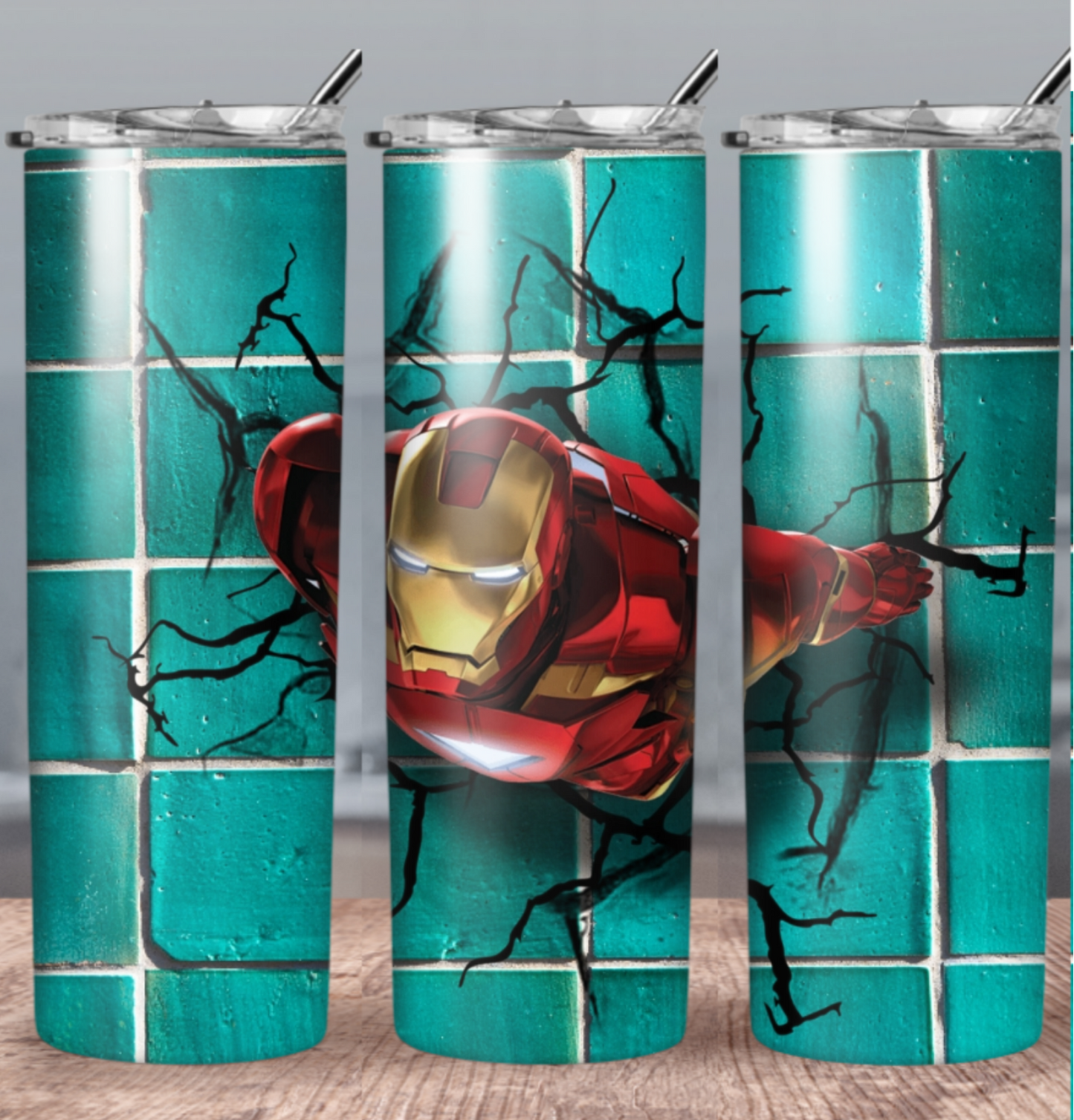 3D Superhero Sublimation 20oz Images Bundle