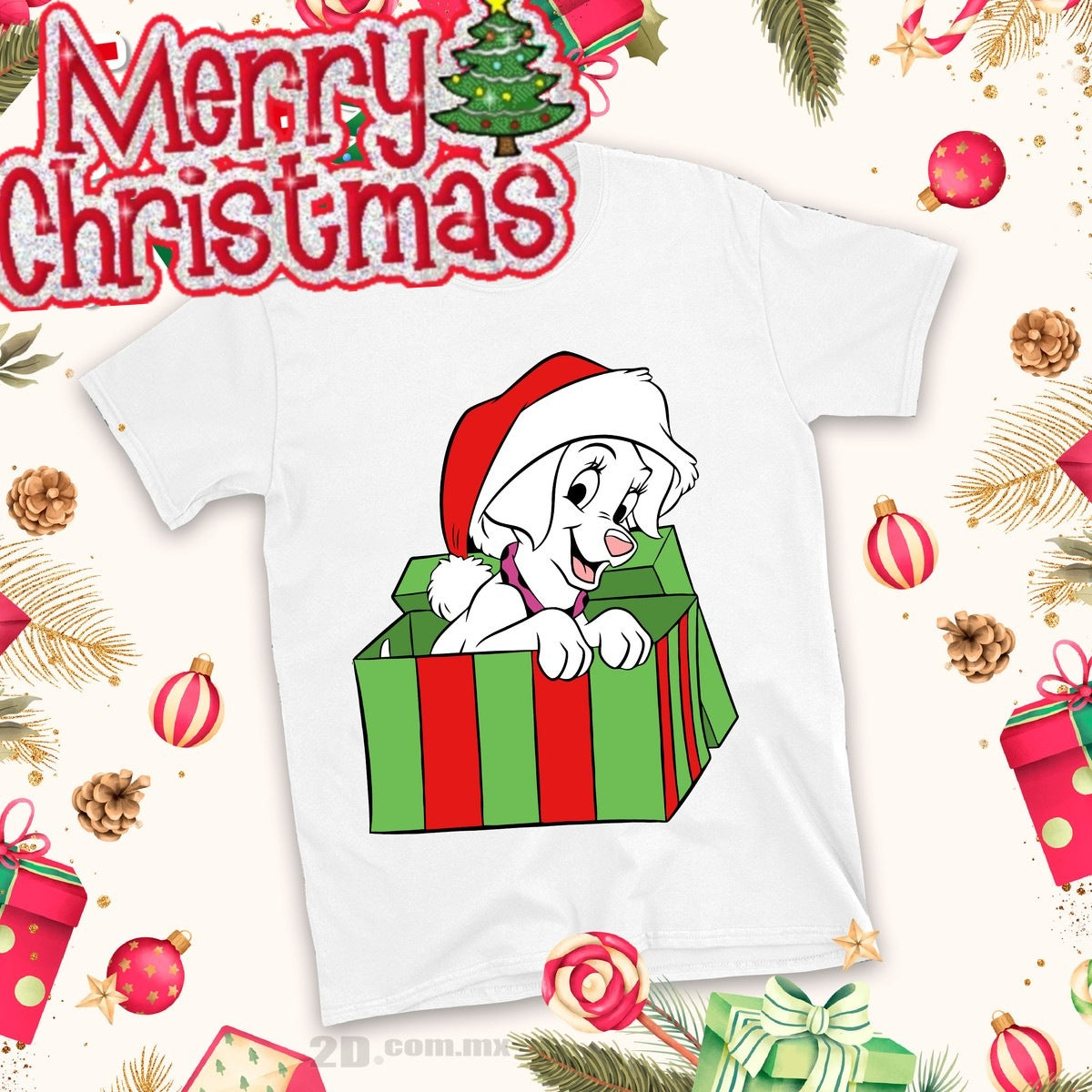 Christmas Cartoon Sublimation T-Shirt Images Bundle