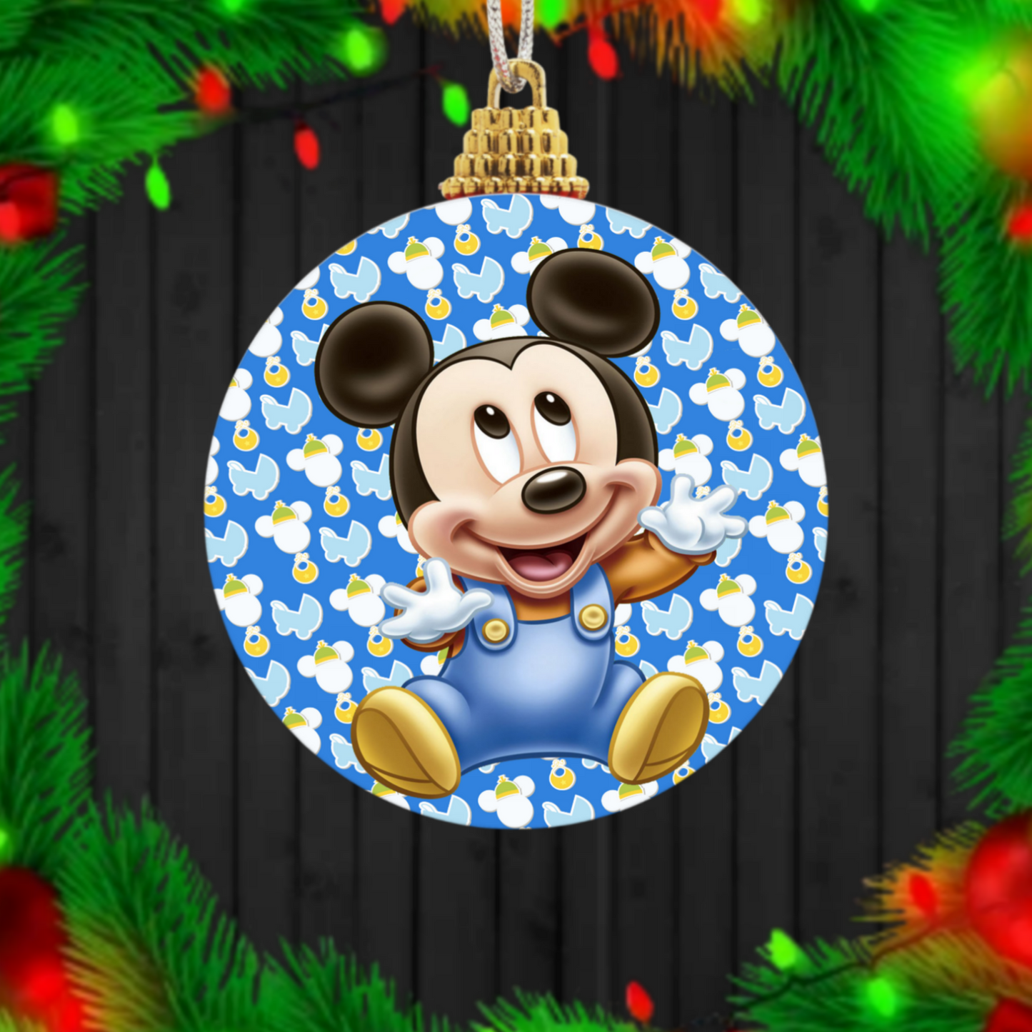 50+ Christmas Sublimation Ornament/Car Coaster Images Bundle