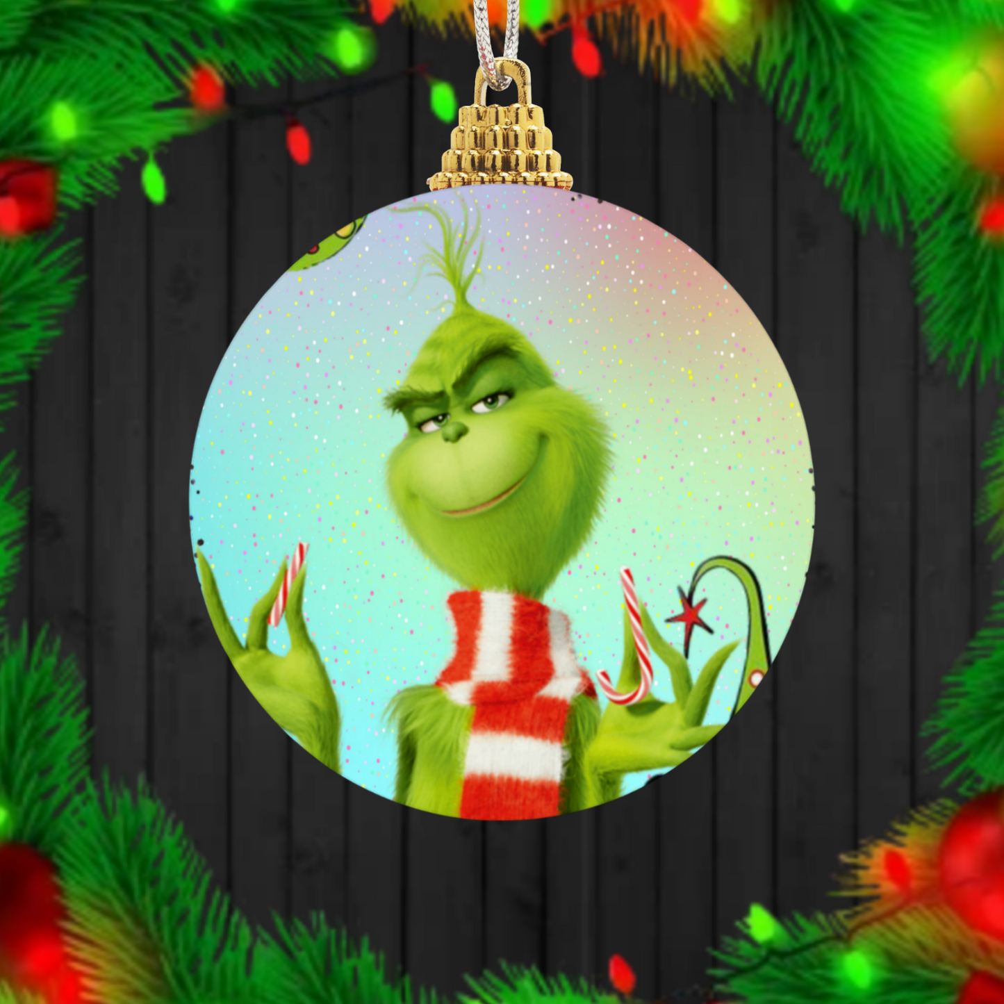 30+ Christmas Grinch Sublimation Ornament/Car Coaster Images Bundle