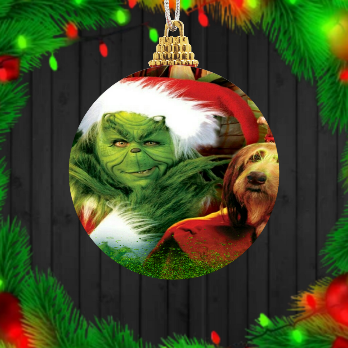 30+ Christmas Grinch Sublimation Ornament/Car Coaster Images Bundle